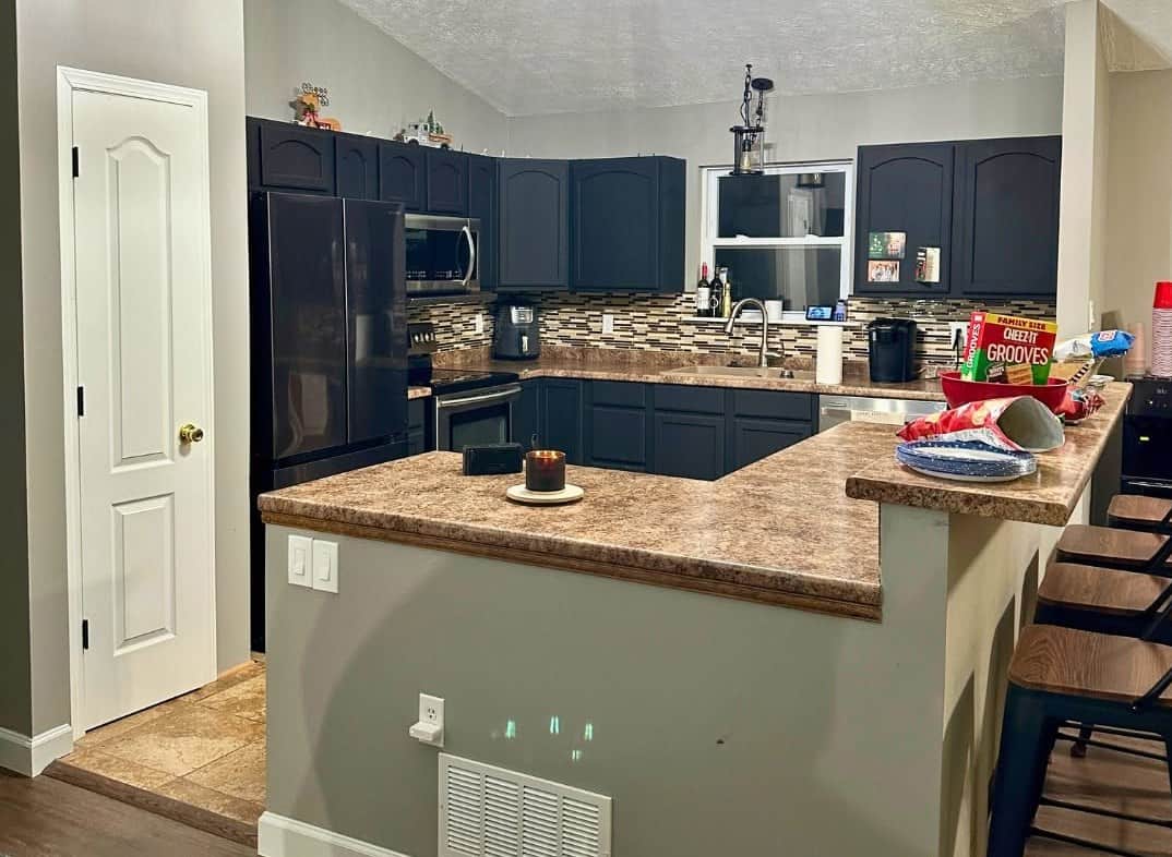 how long does painting take - kitchen